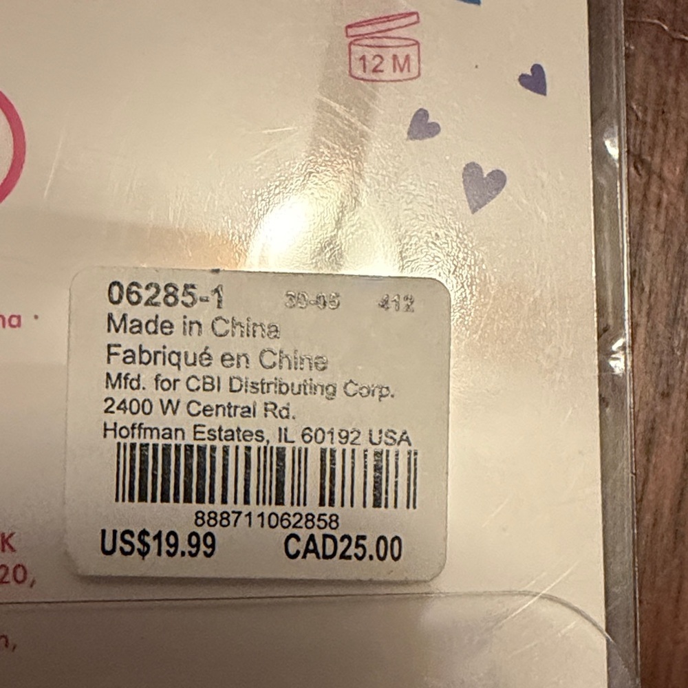 Claire's Red Heart Bag with Accessories Set - Picture 6 of 9